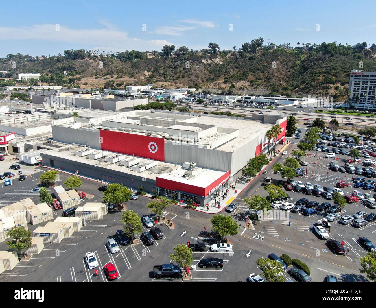 Zielmarkt für Einzelhandelsgeschäft in Kalifornien Stockfoto