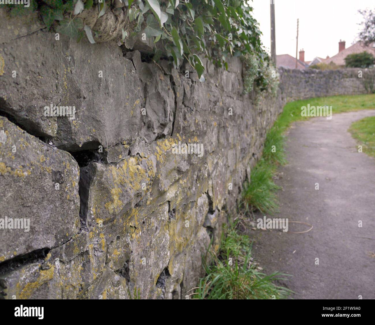 März 2021 - Grunge Wand, für die Verwendung eines Hintergrunds oder Textur Stockfoto