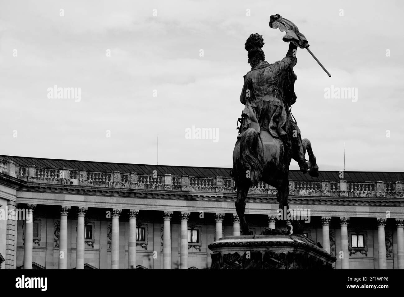 Eisenbahn von Wien, Österreich Stockfoto