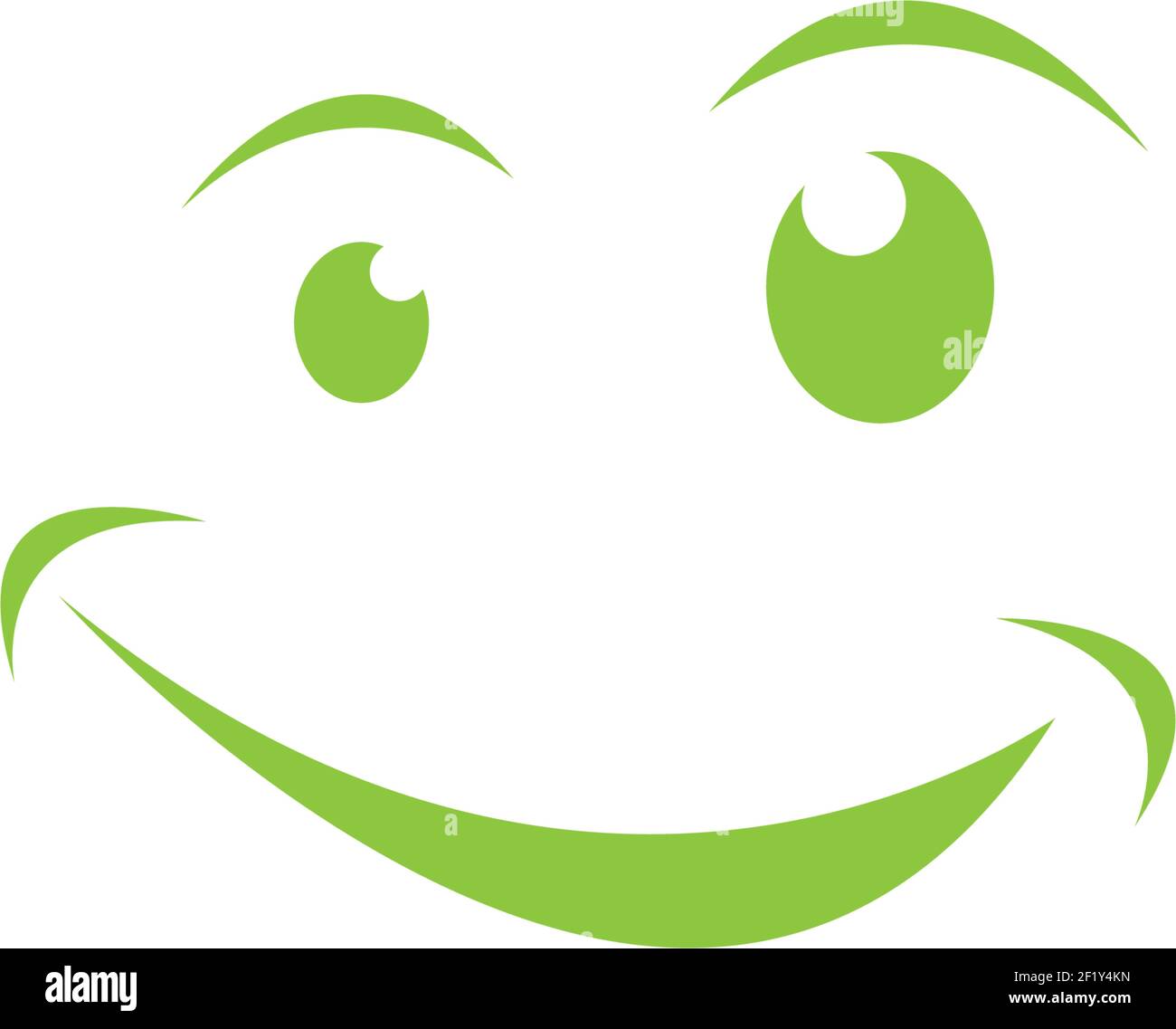 Smile Logo Vorlage Vektor Symbol Illustration Stock Vektor