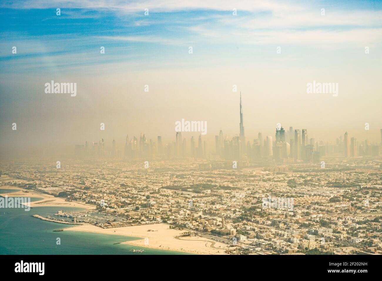 Stadtlandschaft von Dubai (Vereinigte Arabische Emirate) Stockfoto