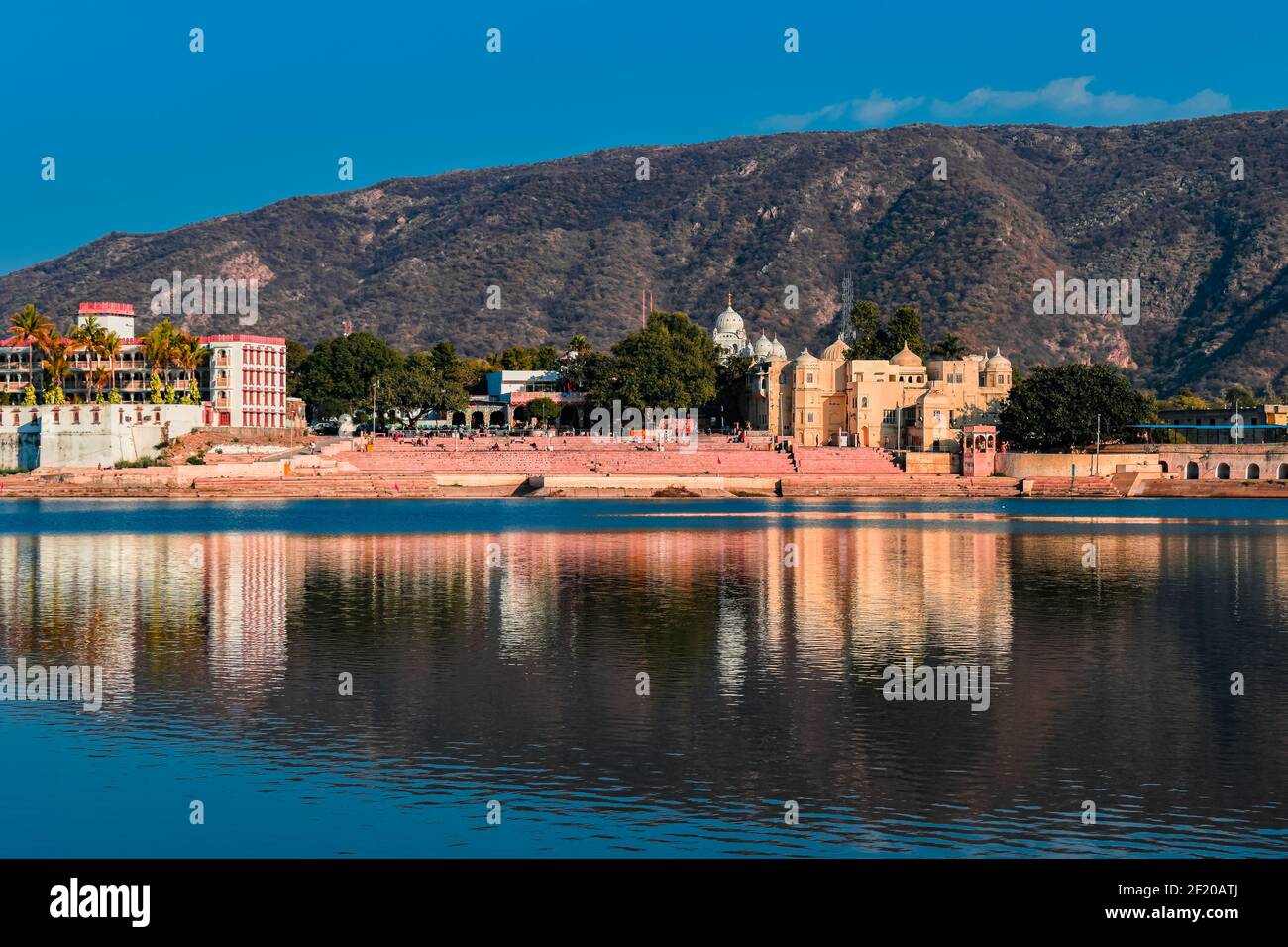 Architektur, Design & Landschaft von verschiedenen Forts in Rajasthan, Indien. Stockfoto