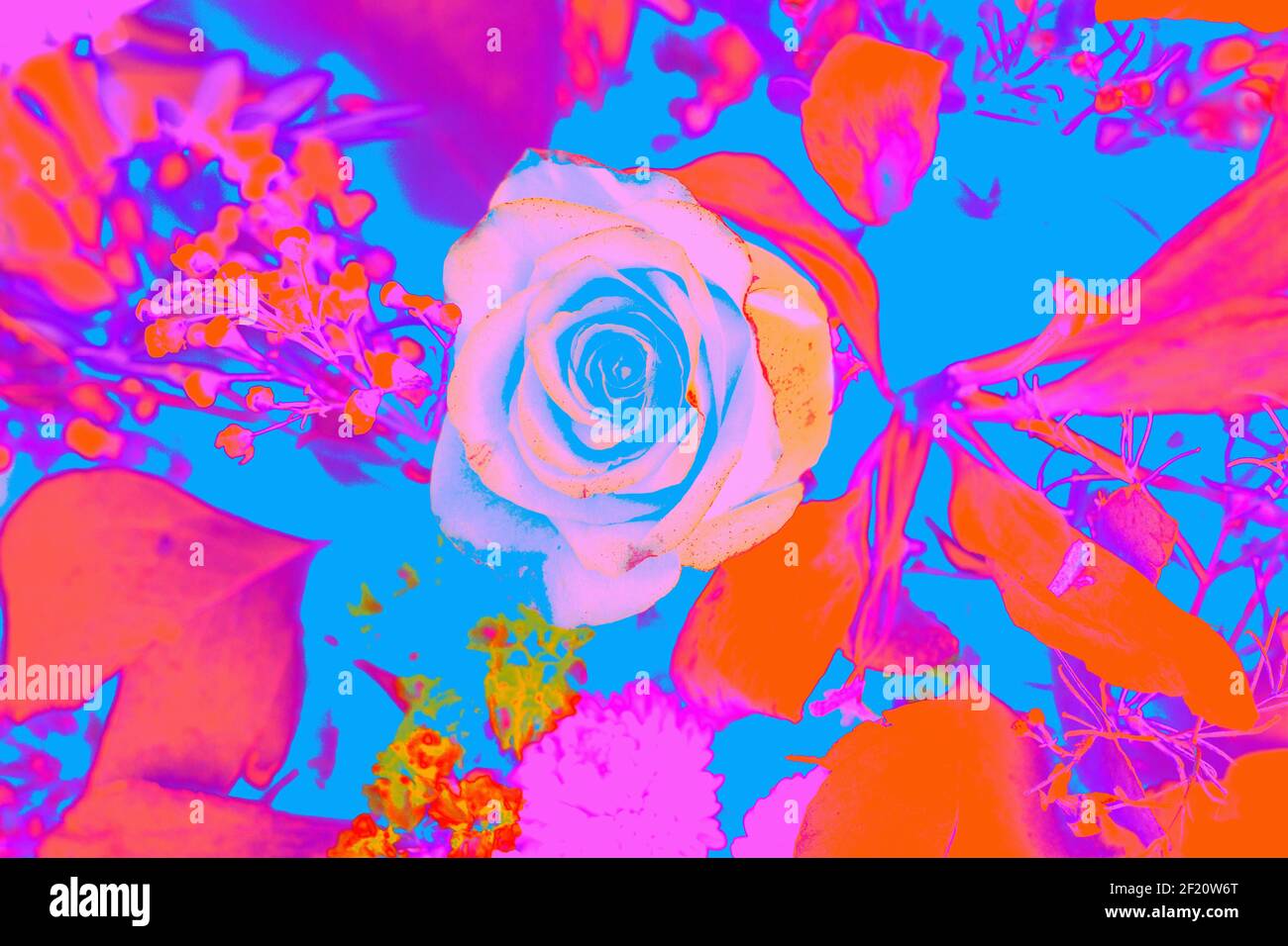 Strukturierte Hintergründe für Banner und Webseiten, Spiele usw... Bunte Hintergründe, mit sich wiederholenden floralen Themen. Stockfoto