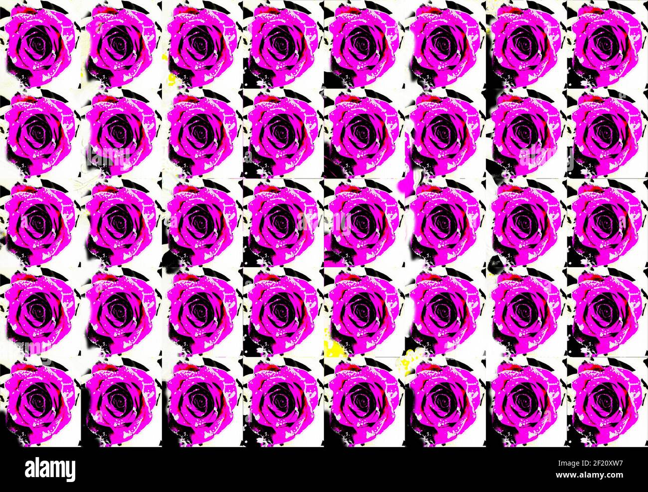 Strukturierte Hintergründe für Banner und Webseiten, Spiele usw... Bunte Hintergründe, mit sich wiederholenden floralen Themen. Stockfoto