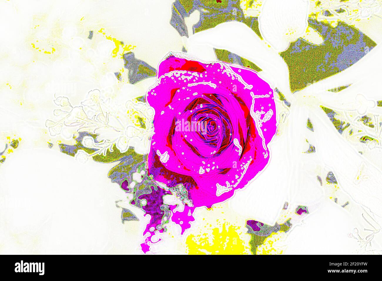 Strukturierte Hintergründe für Banner und Webseiten, Spiele usw... Bunte Hintergründe, mit sich wiederholenden floralen Themen. Stockfoto