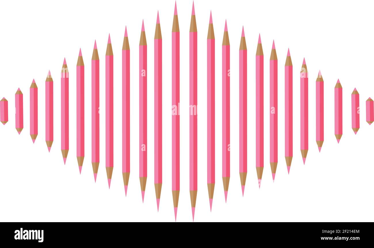 vektor Farbe Bleistift Design Hintergrund Stock Vektor