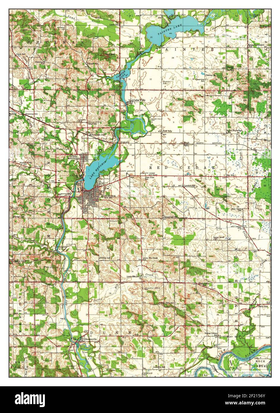 Menomonie wisconsin karte Fotos und Bildmaterial in hoher Auflösung