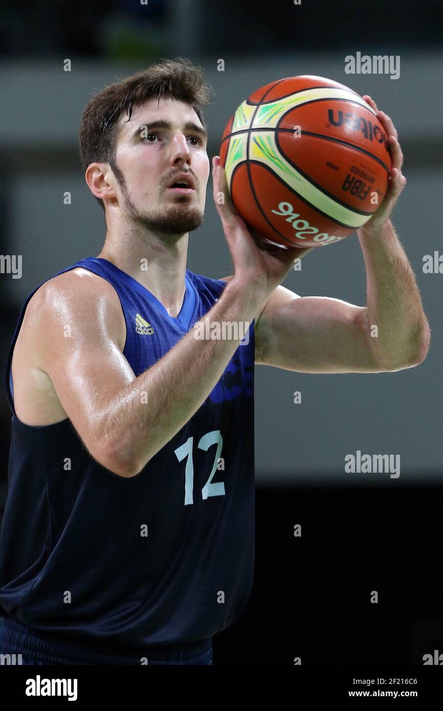 Frankreich s Nando De Colo Basketball Männer s während der Olympischen Spiele RIO 2016, Basketball Männer, Frankreich gegen Serbien, am 10. August 2016, In Rio, Brasilien - Foto Eddy Lemaistre / KMSP / DPPI Stockfoto