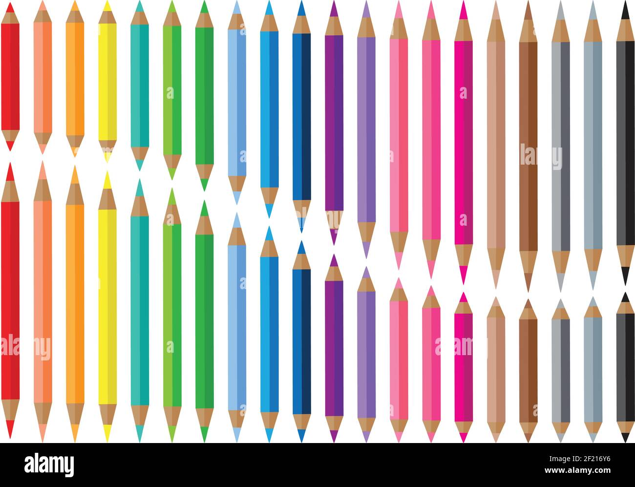 vektor Farbe Bleistift Design Hintergrund Stock Vektor