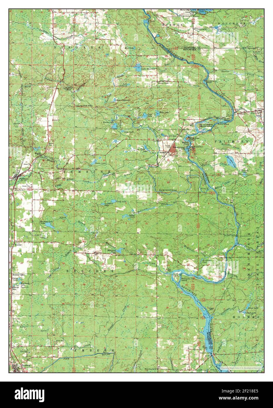 Pembine wisconsin karte Fotos und Bildmaterial in hoher Auflösung Alamy