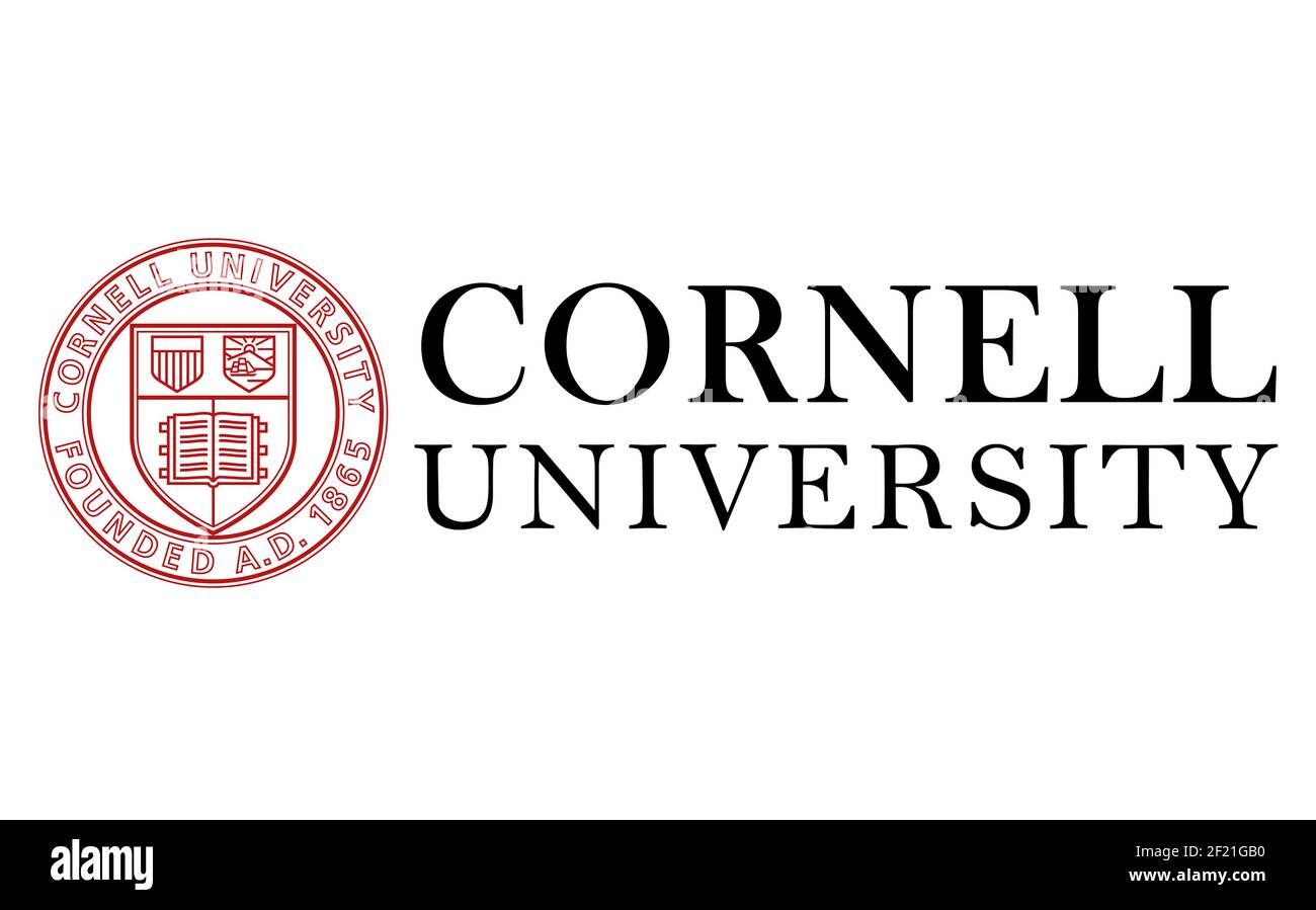 Cornell University logo Stockfoto