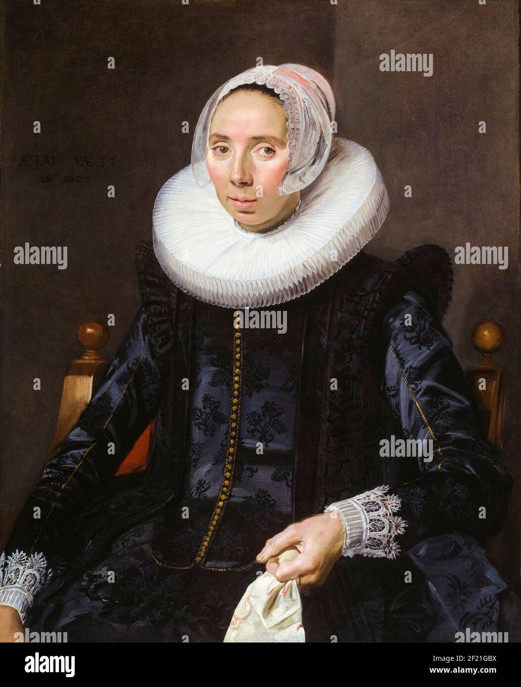 Frans Hals, Porträt einer Dame, Gemälde, 1627 Stockfoto