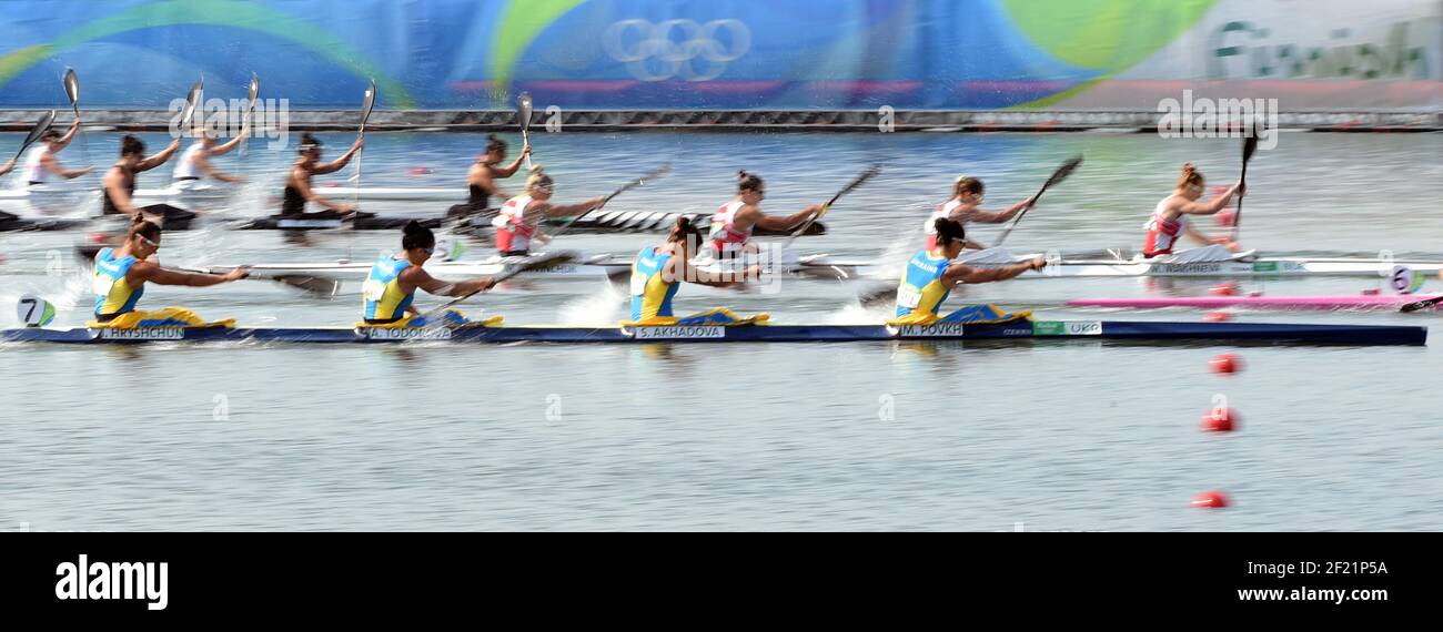 Illustration während der Olympischen Spiele RIO 2016, Kanu-Sprint, am 20. August 2016, in Rio, Brasilien - Foto Philippe Millereau / KMSP / DPPI Stockfoto