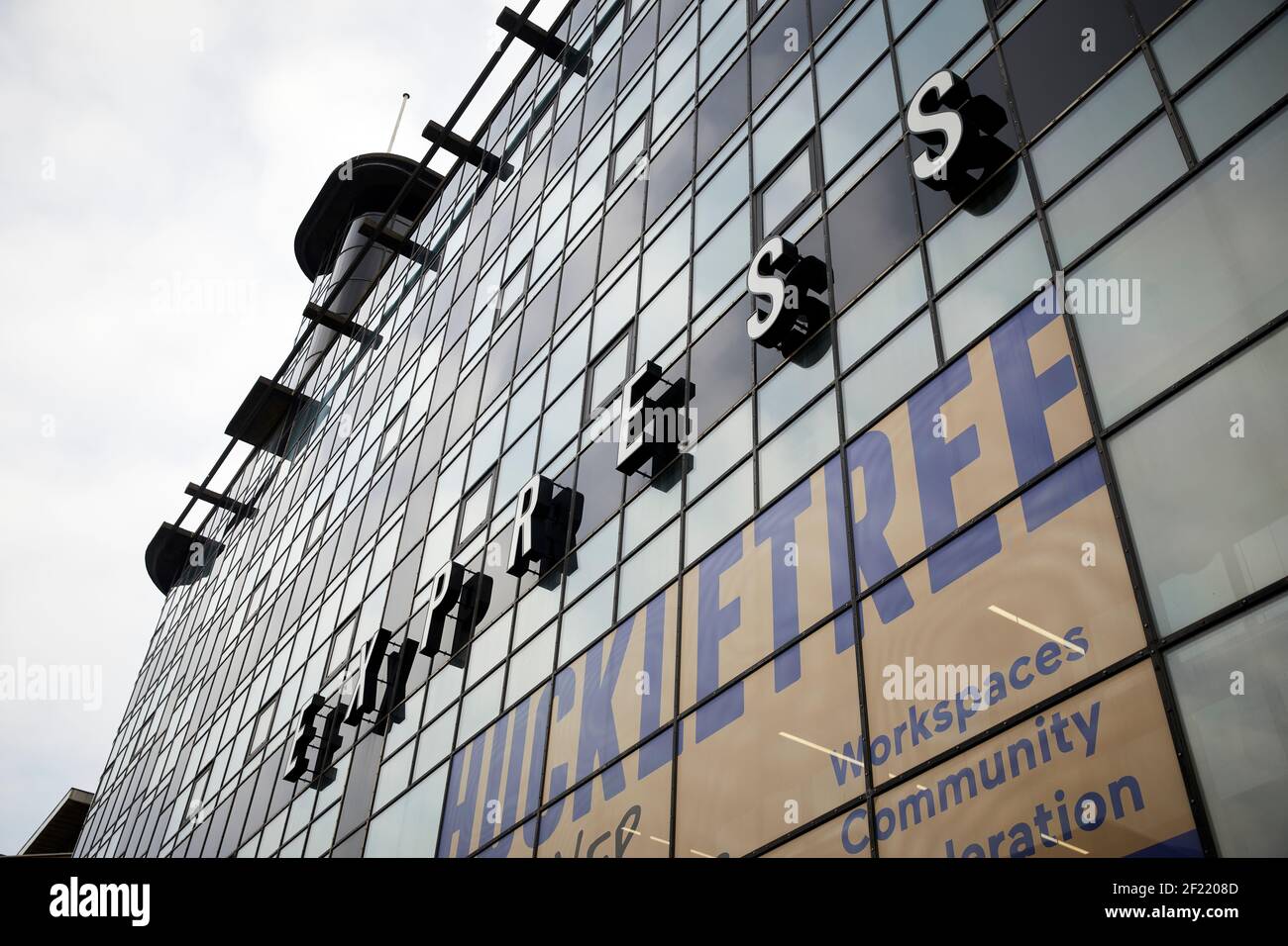 Ehemaliges Zeitungsdruckgebäude Express Building in Manchester Great Ancoats Straße Stockfoto