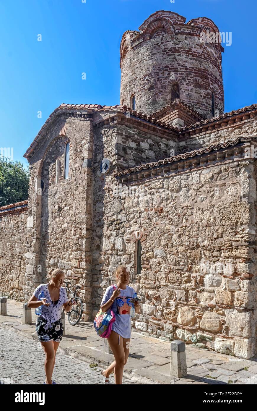 Nessebar.Kirche st. Johannes der Täufer 11th Jahrhundert.Schwarzmeerküste Bulgarien. Stockfoto