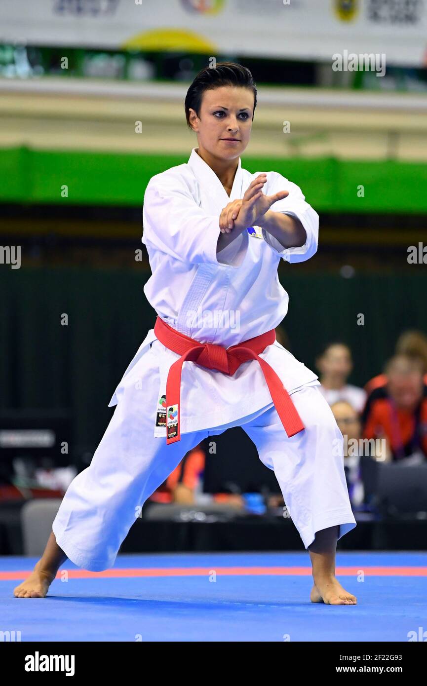 Sandy Scordo (FRA) tritt in Karate während der World Games 2017 in Breslau, Polen, Tag 6, am 25th. Juli 2017 - Foto Julien Crosnier / KMSP / DPPI Stockfoto