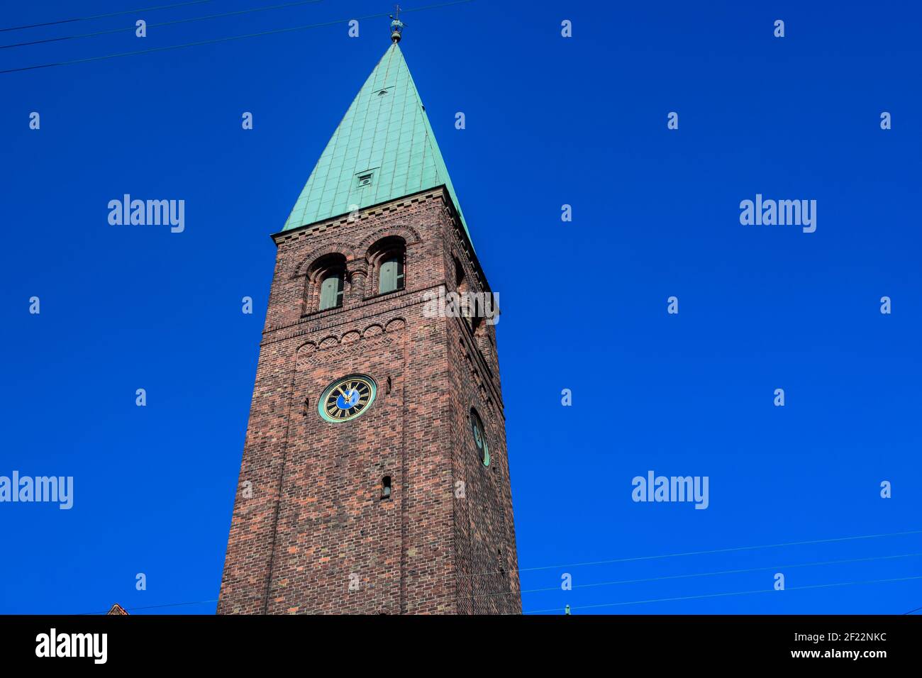 St. Andrew's Church (Skt. Andreas Kirke / Sankt Andreas Kirke) ist eine lutherische Kirche an der Gothersgade in Kopenhagen, Dänemark, die von der A entworfen wurde Stockfoto