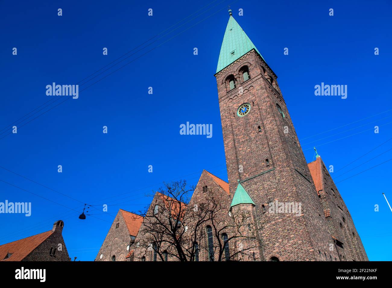 St. Andrew's Church (Skt. Andreas Kirke / Sankt Andreas Kirke) ist eine lutherische Kirche an der Gothersgade in Kopenhagen, Dänemark, die von der A entworfen wurde Stockfoto