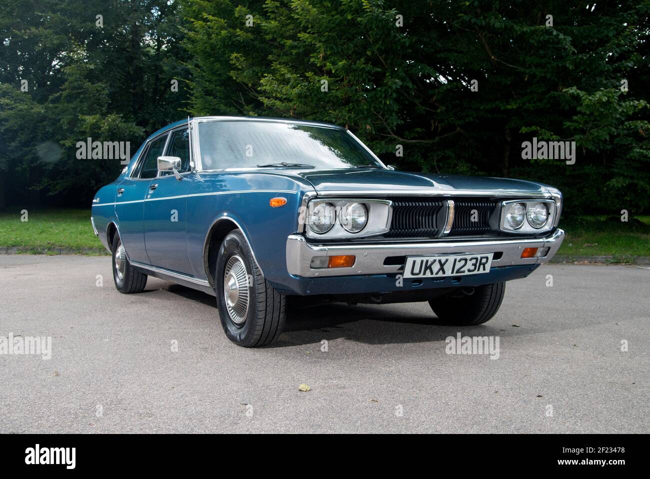 1977 Datsun 200L Japanische Limousine Stockfoto