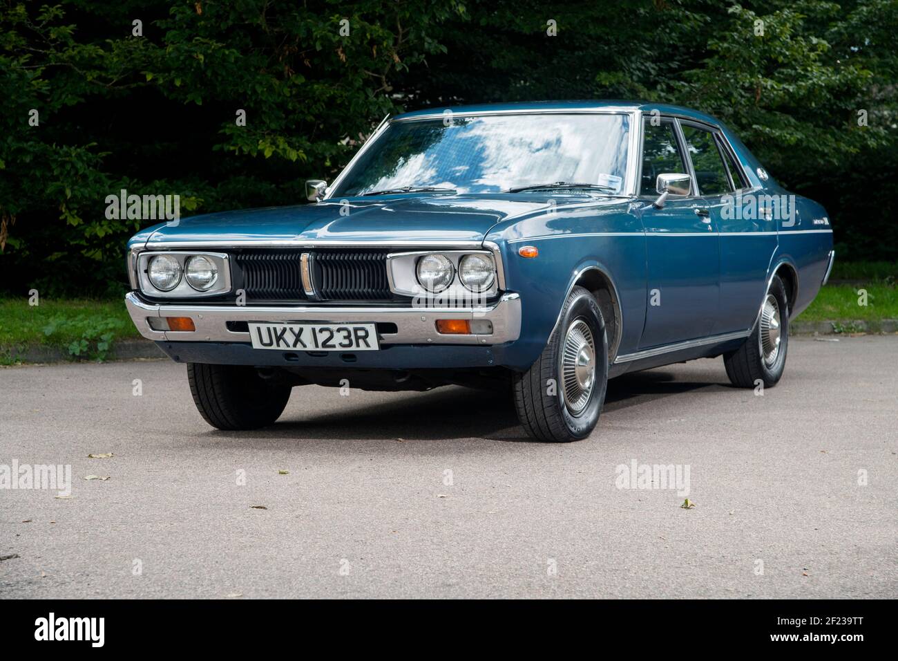 1977 Datsun 200L Japanische Limousine Stockfoto