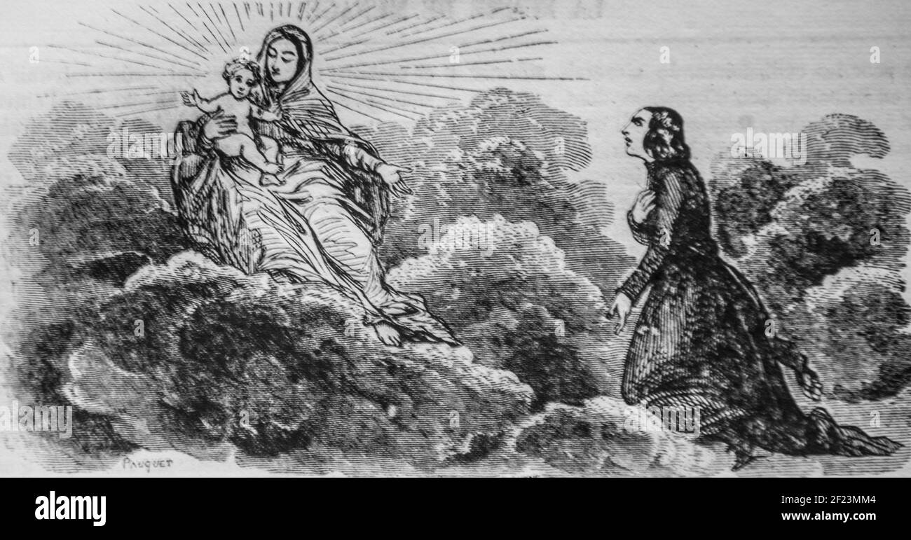 l'ecclesiatique, les français peints par eux-memes,eieur n.j. philippart 1861 Stockfoto