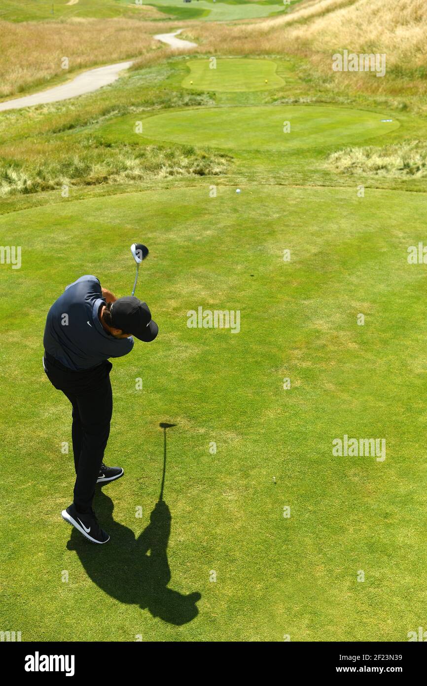 Alexander Levy während der Rolex Pro-am der HNA Open de France 2018 auf dem Golf National, Albatros Golfplatz in Saint-Quentin-en-Yvelines, Frankreich, am 27th. Juni 2018 - Foto Philippe Millereau / KMSP / DPPI Stockfoto