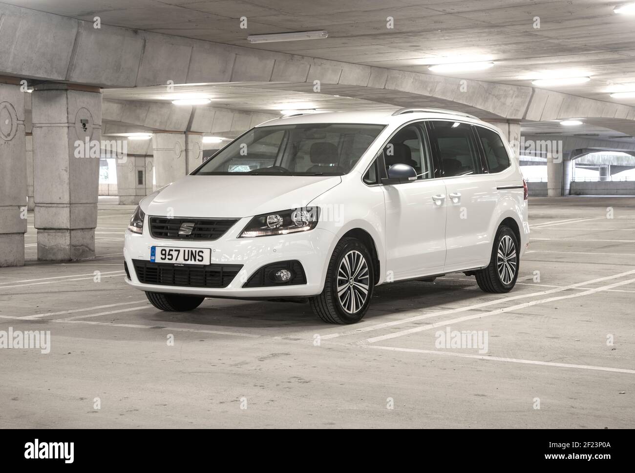 Alhambra People Carrier mit 2016 SITZPLÄTZEN, MPV Stockfoto