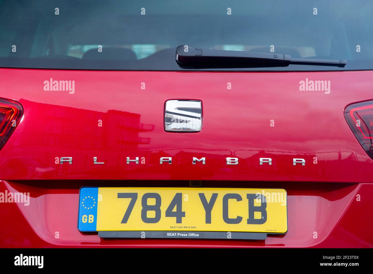 Alhambra People Carrier mit 2016 SITZPLÄTZEN, MPV Stockfoto