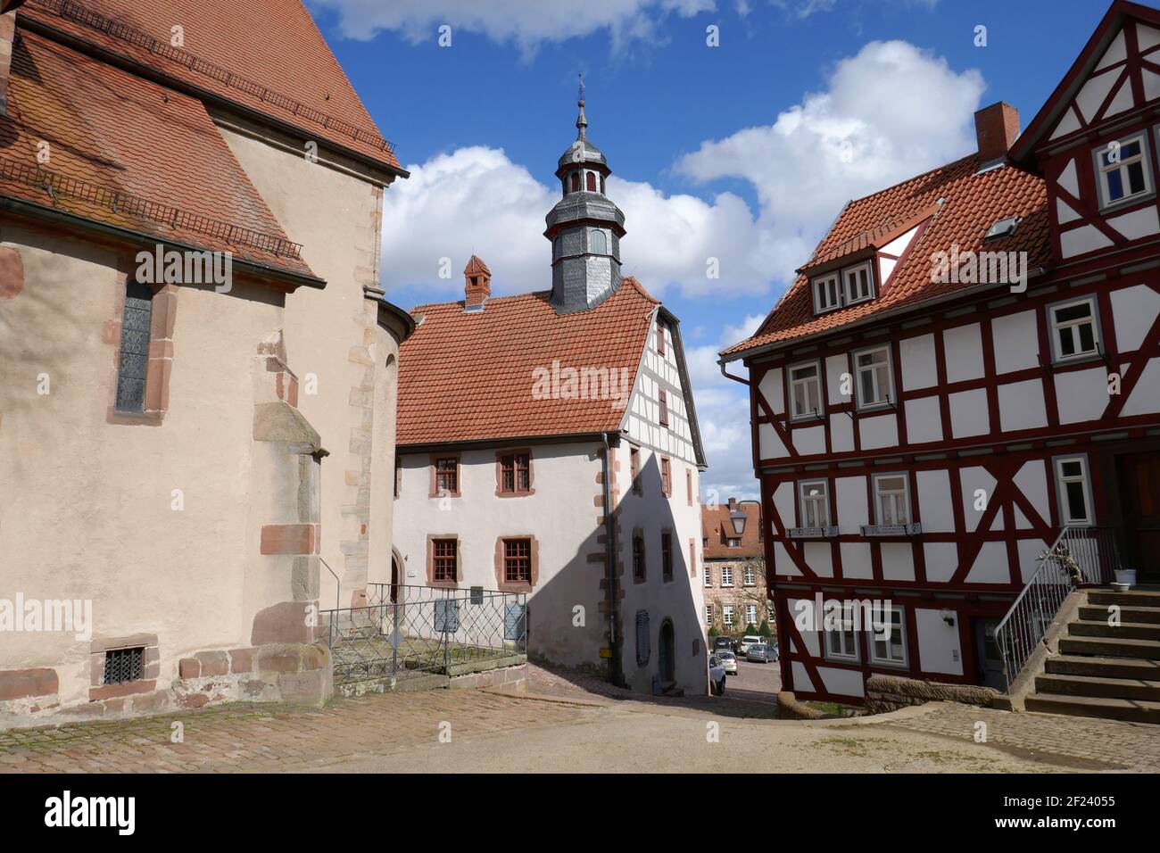 Burgenstadt Schlitz im mittelhessischen Vogelsbergkreis Stockfoto