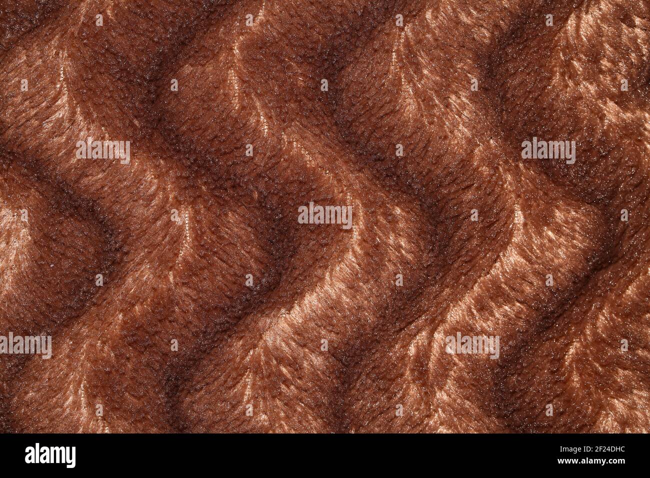 Braun Gewebt Stoff Textur Nahaufnahme Hintergrund Stockfoto