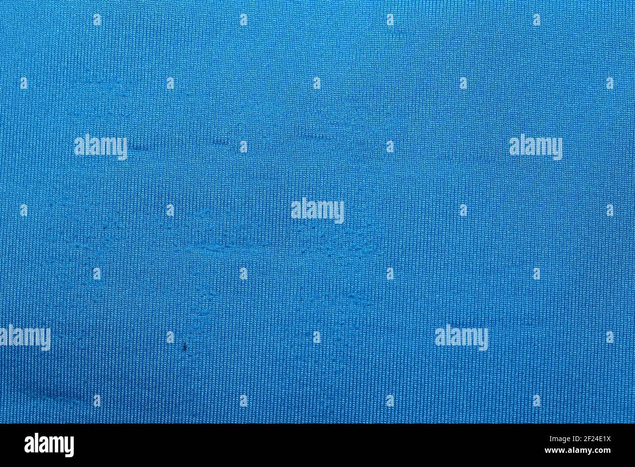 Blauer Stoff Textur Nahaufnahme Hintergrund Stockfoto
