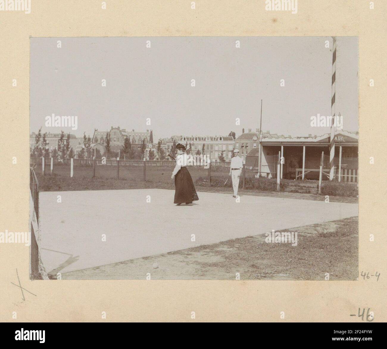 Foto 4 auf Albumblad 46 aus dem Album 'Amsterdam 1890-1894'. Stockfoto