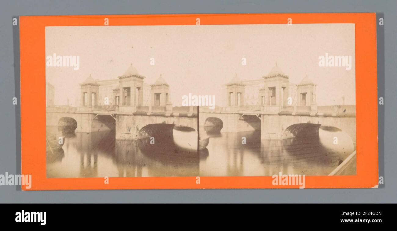 Blick auf die Lomonosov Brücke in St. Petersburg .. Stockfoto