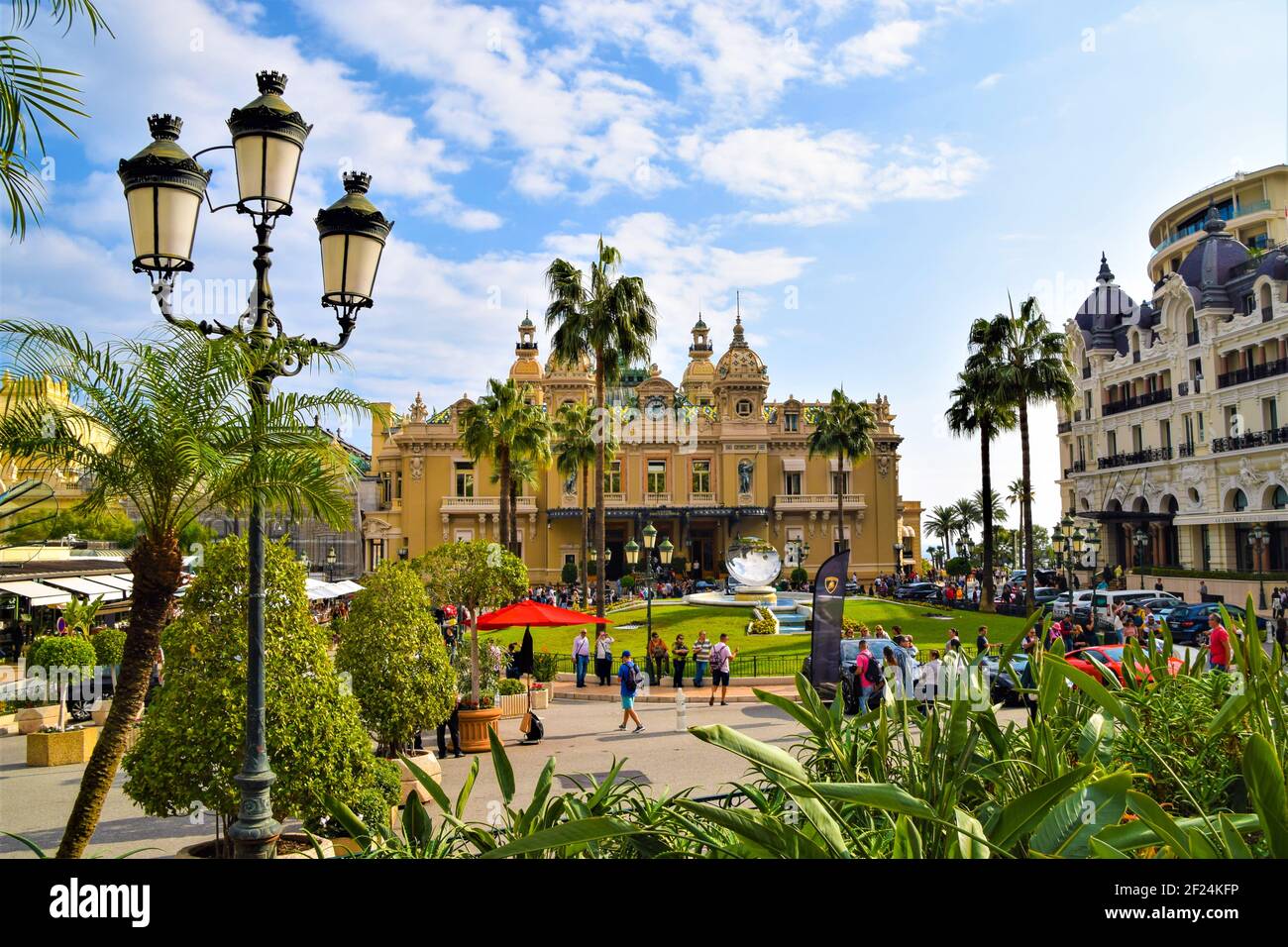 Casino Square, Place du Casino in Monte Carlo, Monaco Stockfoto