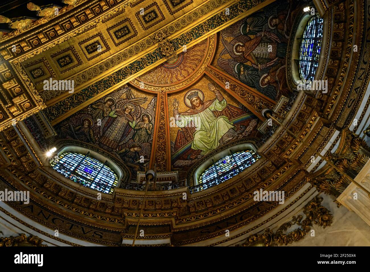 Innenansicht der St. Pauls Cathedral Stockfoto