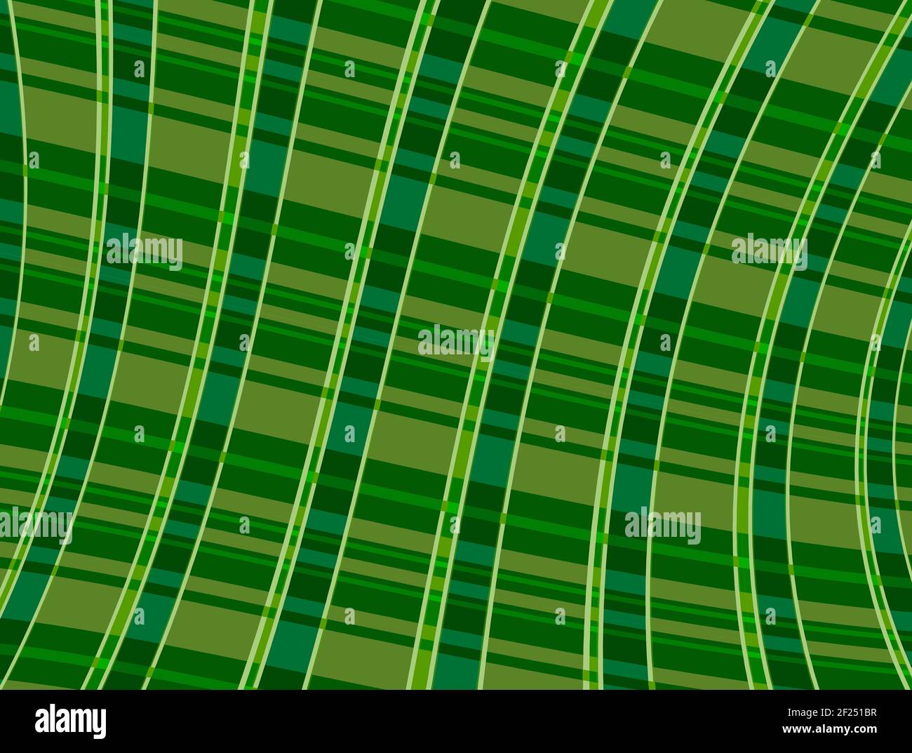 Karpfen Stil grün kariert st patricks Tag Urlaub Muster Illustration Grafik Stockfoto