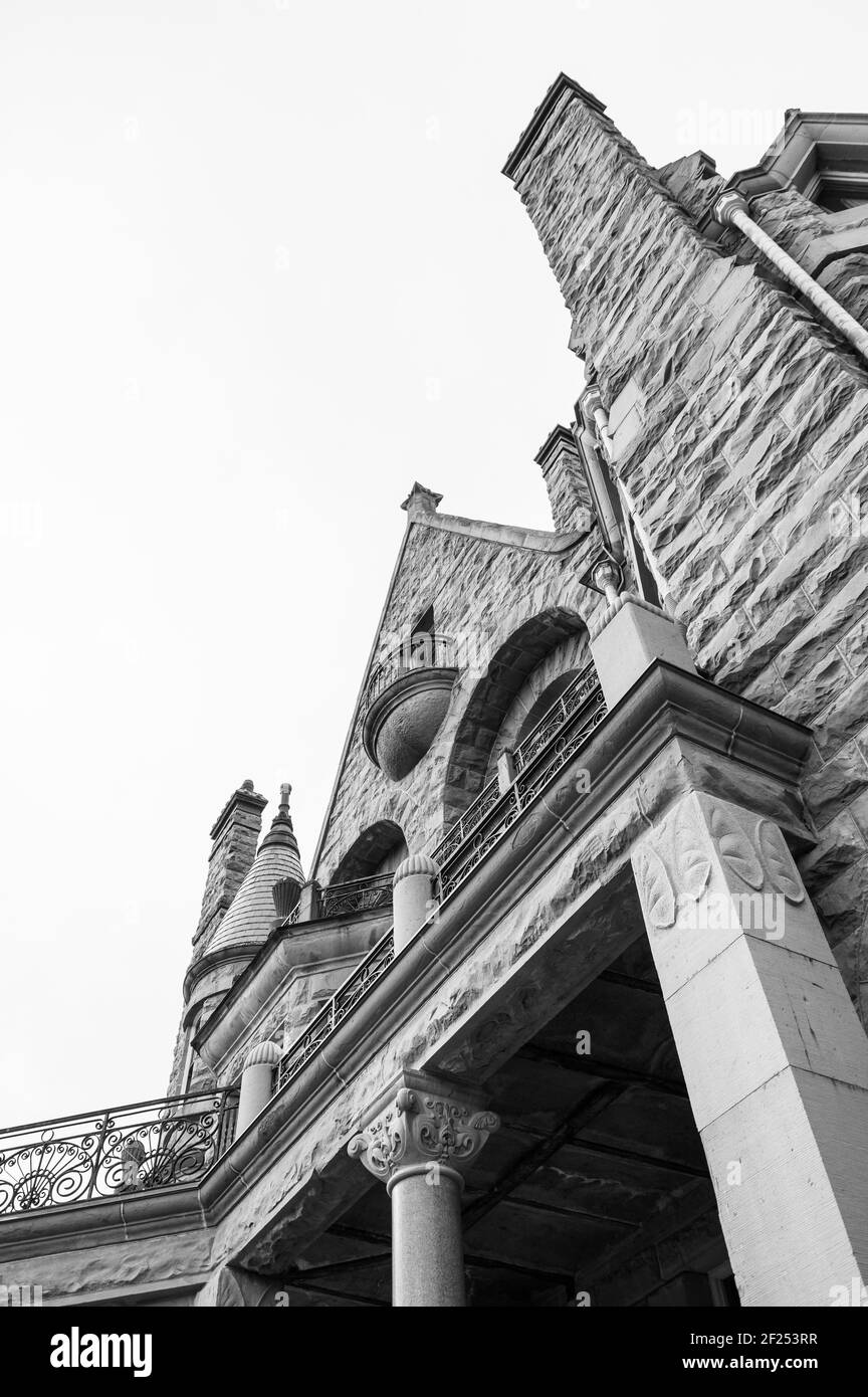 Craigdarroch Castle, eine nationale historische Stätte von Kanada in Victoria, B.C. Kanada Stockfoto