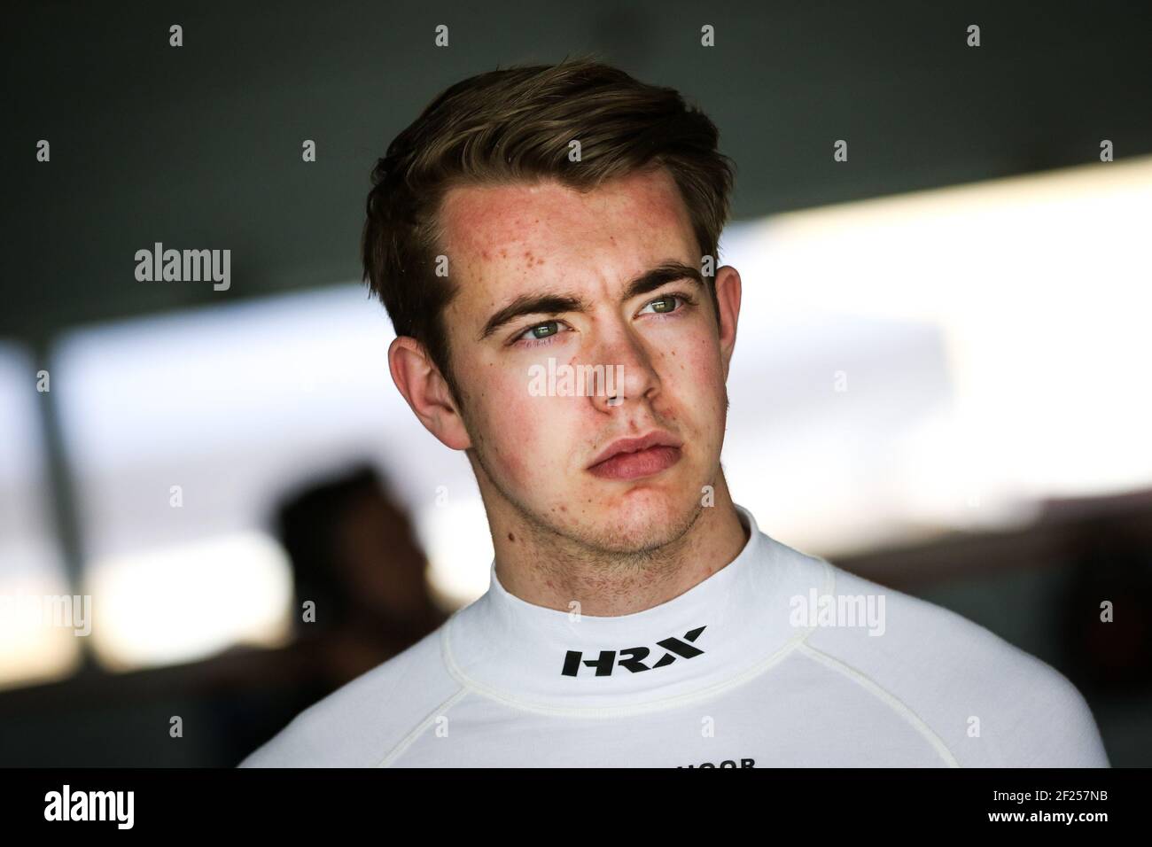 Verschoor Richard (nld), MP Motorsport, Dallara F2, Portrait während des Vorsaison-Tests der FIA Formel 2 2021 vom 8. Bis 10. März 2021 auf dem Bahrain International Circuit, in Sakhir, Bahrain - Foto Sebastiaan Rozendaal / Dutch Photo Agency / DPPI / LiveMedia Stockfoto
