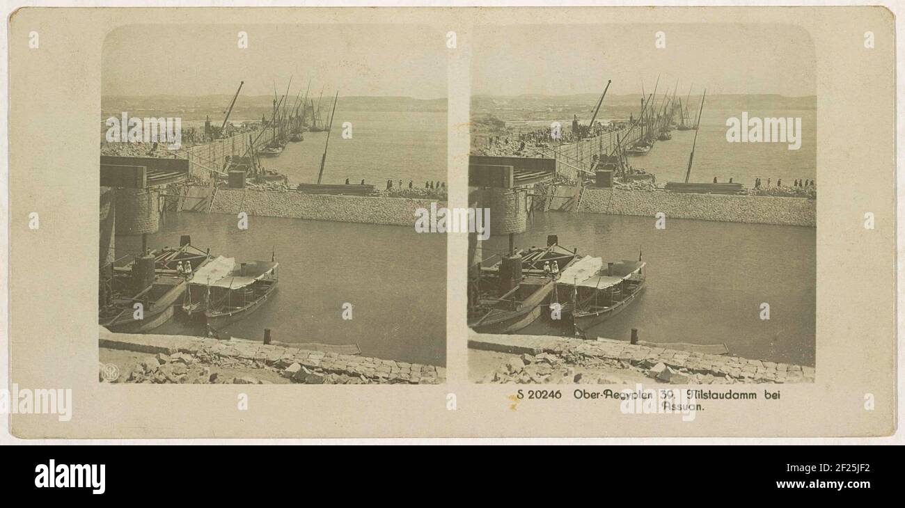 Oberägypten 39. Nil Dam in Assuan .. Stockfoto