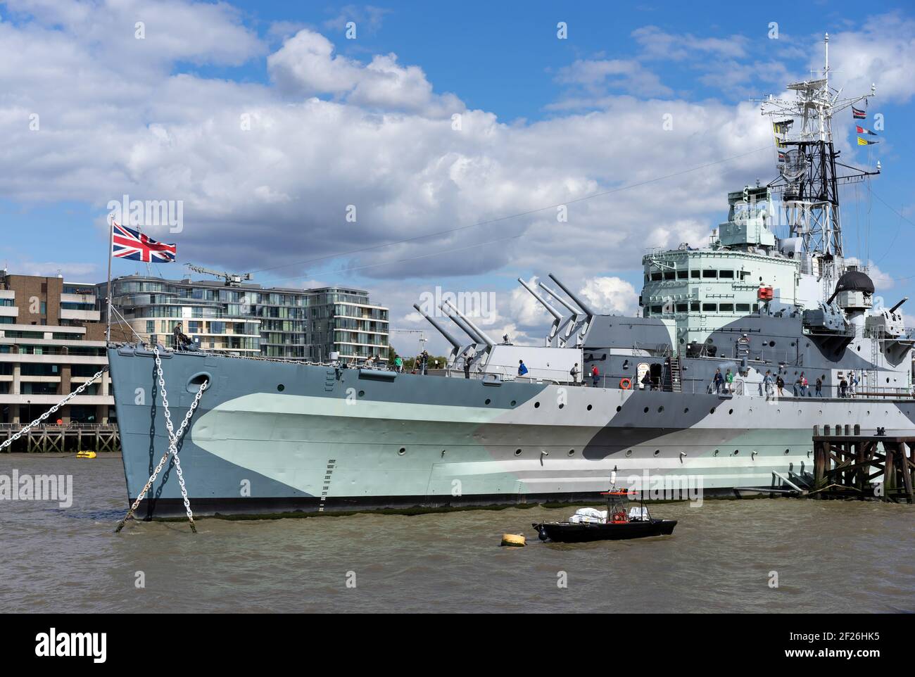 HMS Belfast Stockfoto