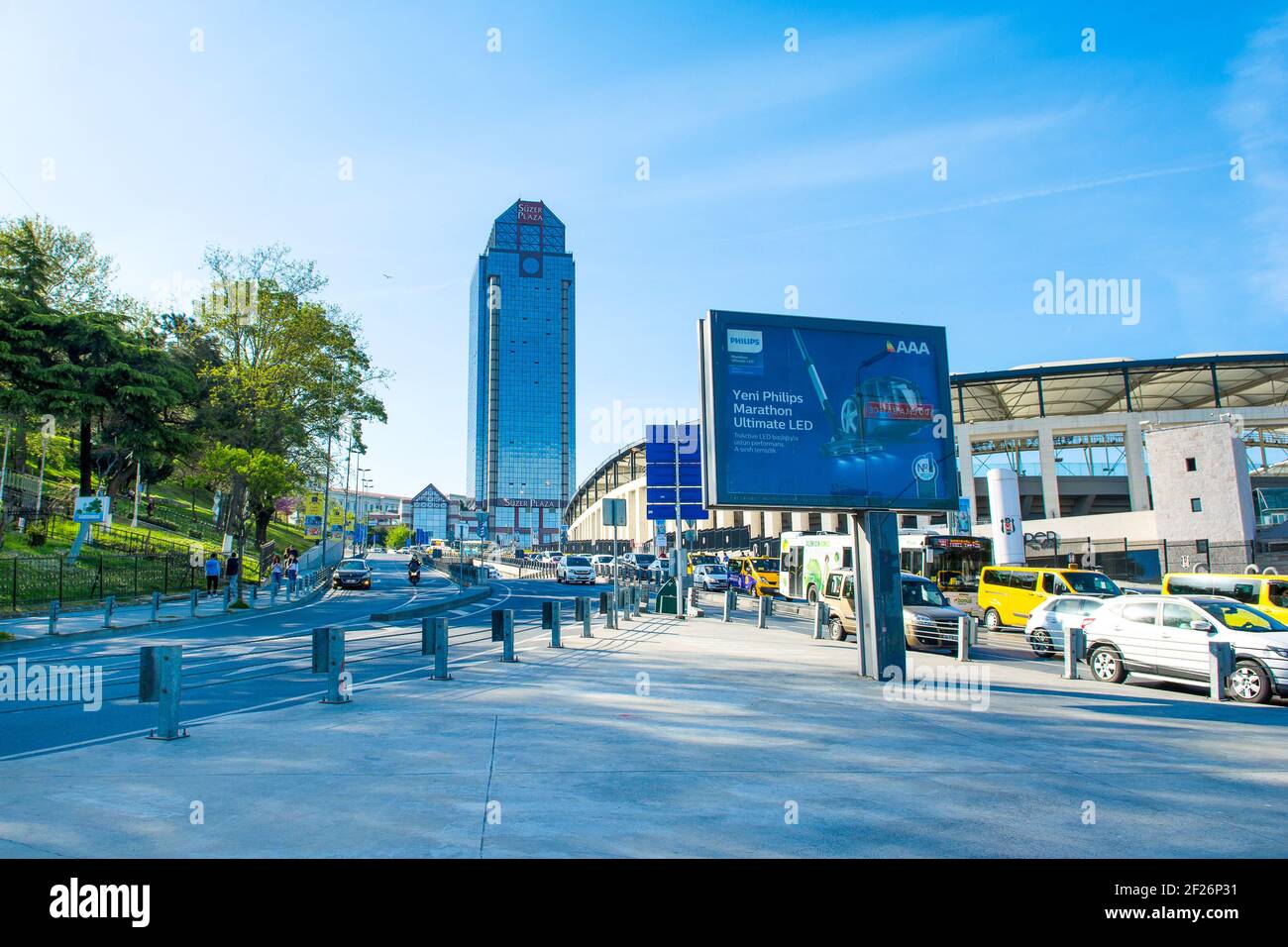 Istanbul, Türkei - 30. Mai 2017: Das Stadion der Vodafone Arena im Stadtteil Besiktas in Istanbul, Türkei, 30. Mai 2017 Stockfoto