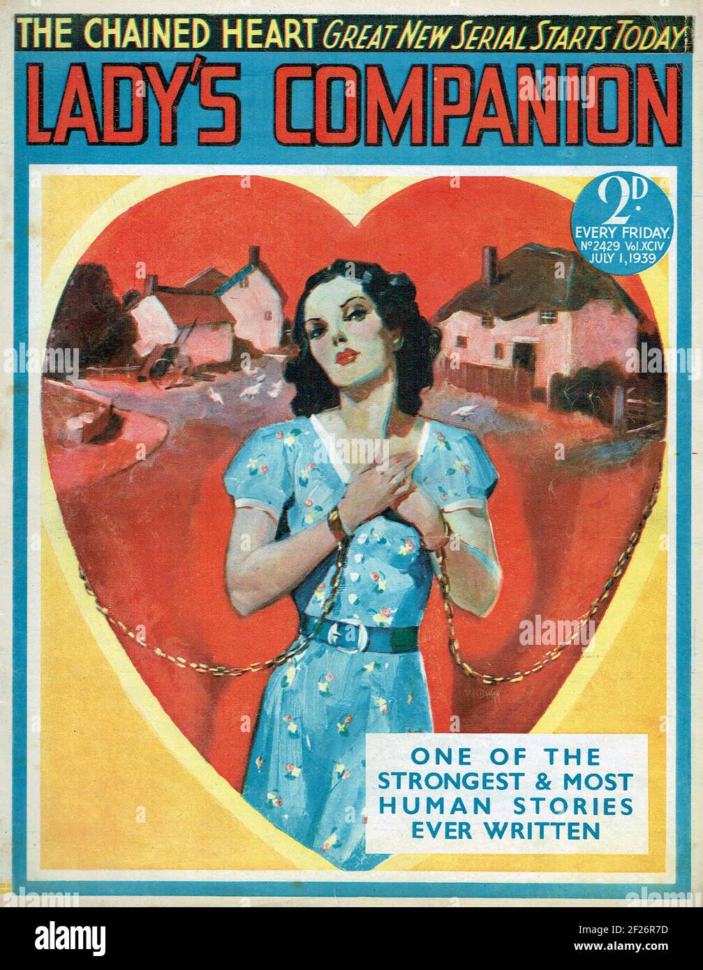 LADY'S COMPANION 1. Juli 1939 Ausgabe der englischen Womens' Magazin Stockfoto