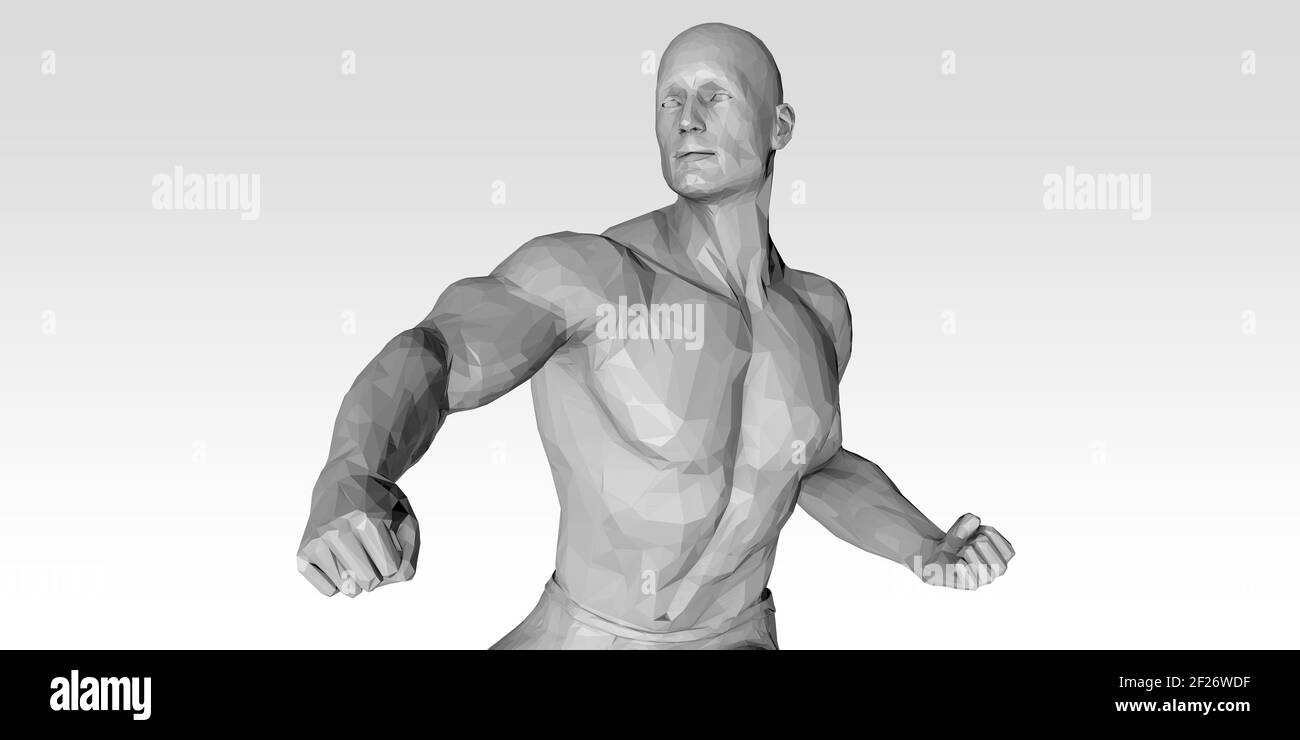Body Combat Class Stockfoto