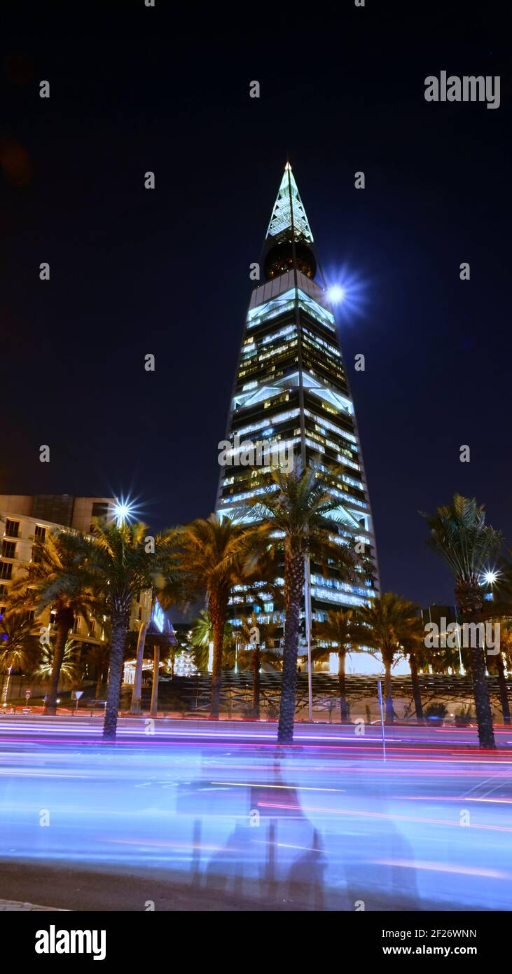 Alfaisaliah Tower, Riad, Saudi-Arabien Stockfoto