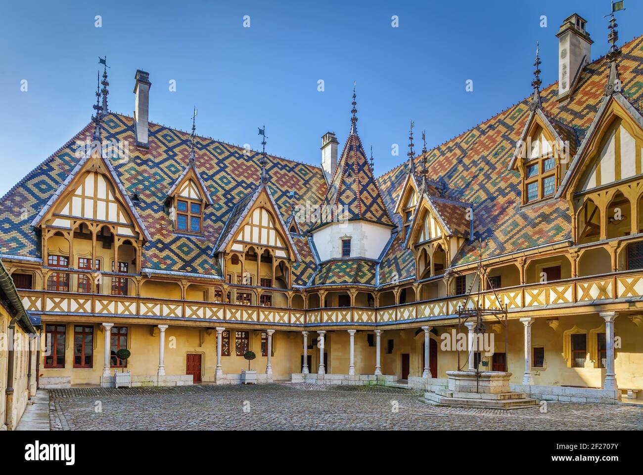 Hospices de Beaune in Beaune, Frankreich Stockfoto