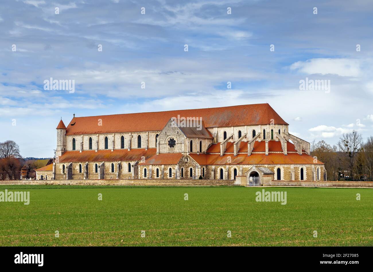 Pontigny Abtei, Frankreich Stockfoto