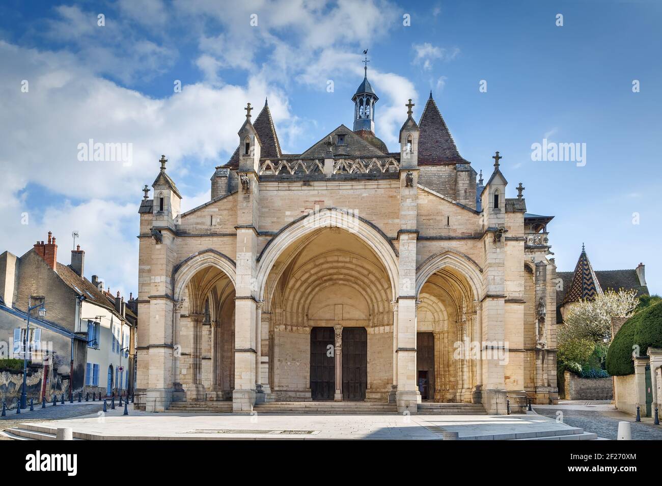 Basilique Notre-Dame de Beaune, Frankreich Stockfoto