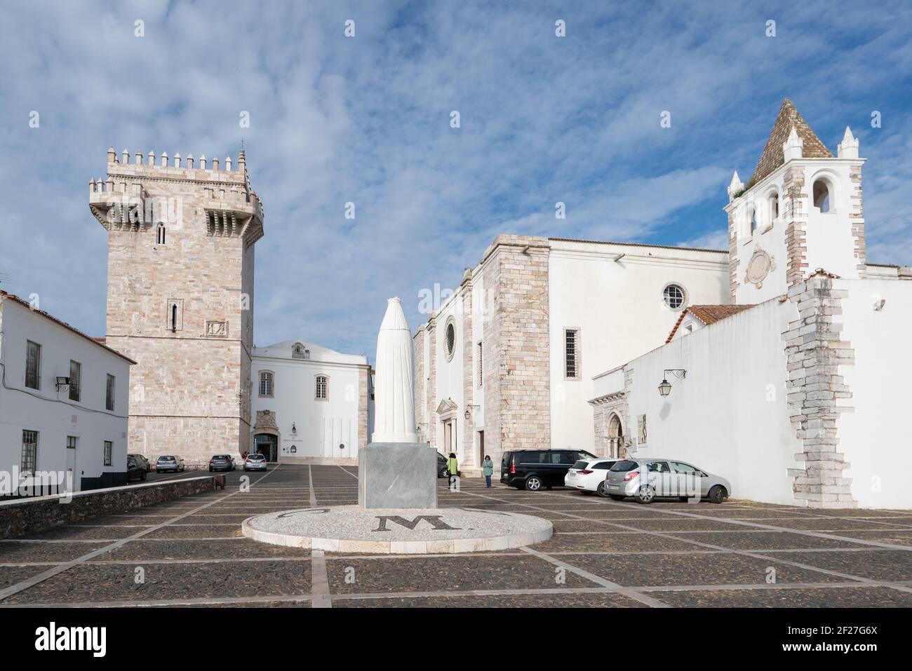 Estremoz Schloss in Alentejo, Portugal Stockfoto