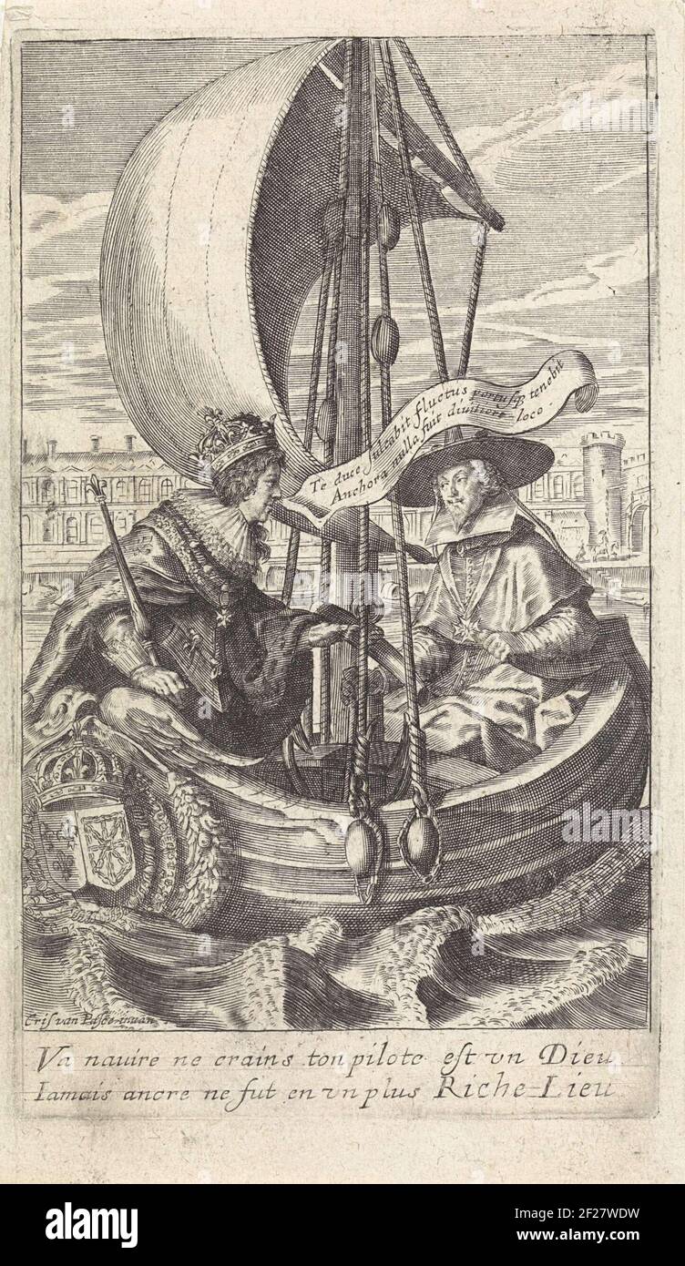 Ludwig XIII., König von Frankreich und Kardinal ArmandJean du Plessis