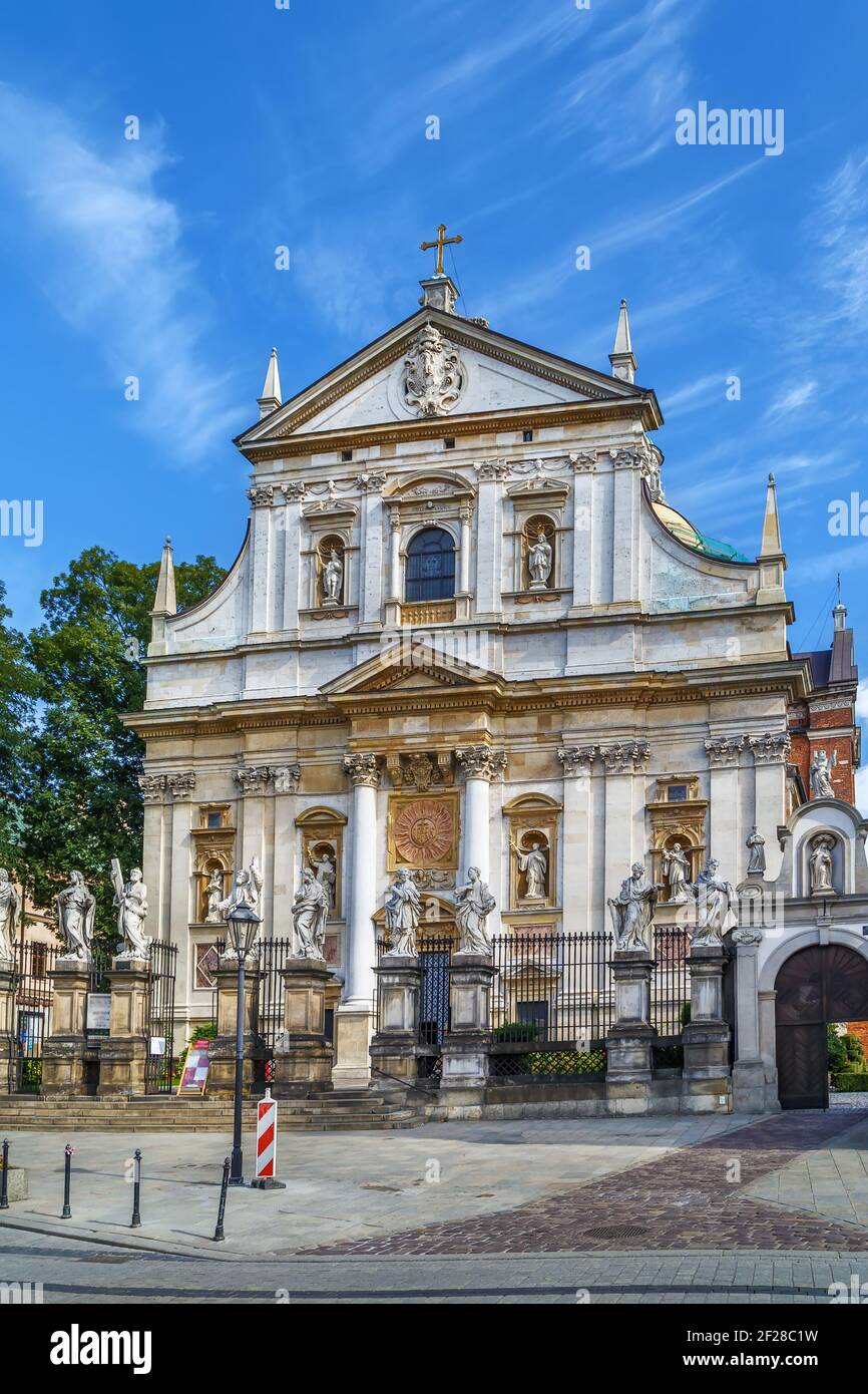 St. Peter und Paul Kirche, Krakau, Polen Stockfoto